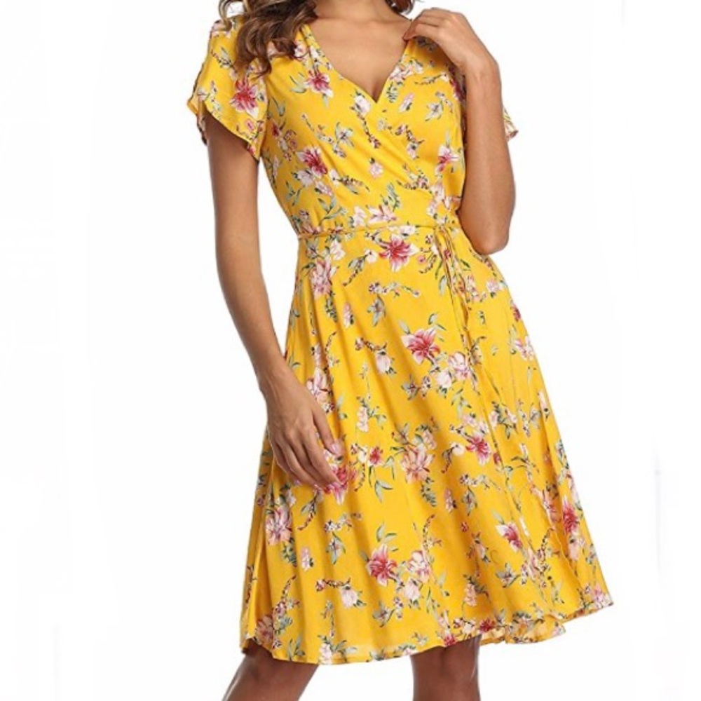 Yellow sun dress
